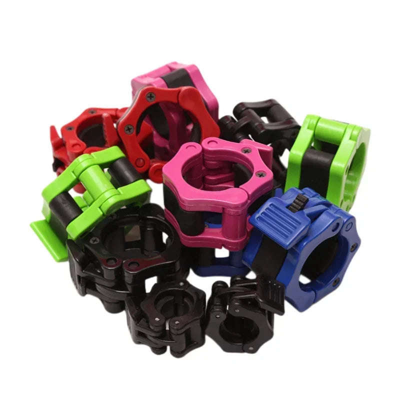 25/28/30/50Mm Spinlock Barbell Collars Quick Release Barbell Clamps Weight Bar Clips for Weightlifting and Strength Training