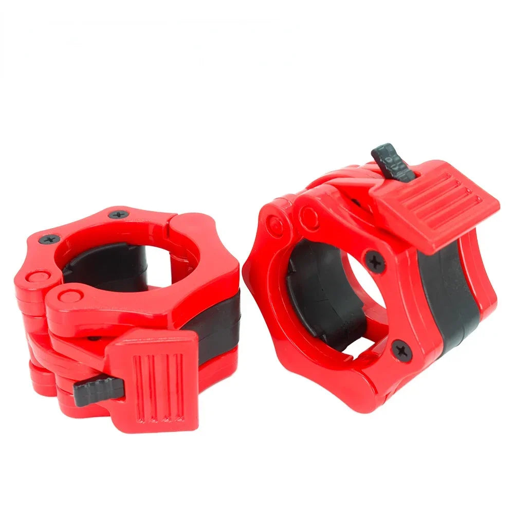 25/28/30/50Mm Spinlock Barbell Collars Quick Release Barbell Clamps Weight Bar Clips for Weightlifting and Strength Training