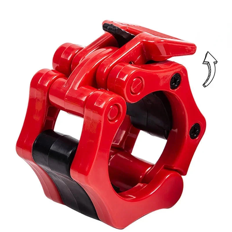 25/28/30/50Mm Spinlock Barbell Collars Quick Release Barbell Clamps Weight Bar Clips for Weightlifting and Strength Training