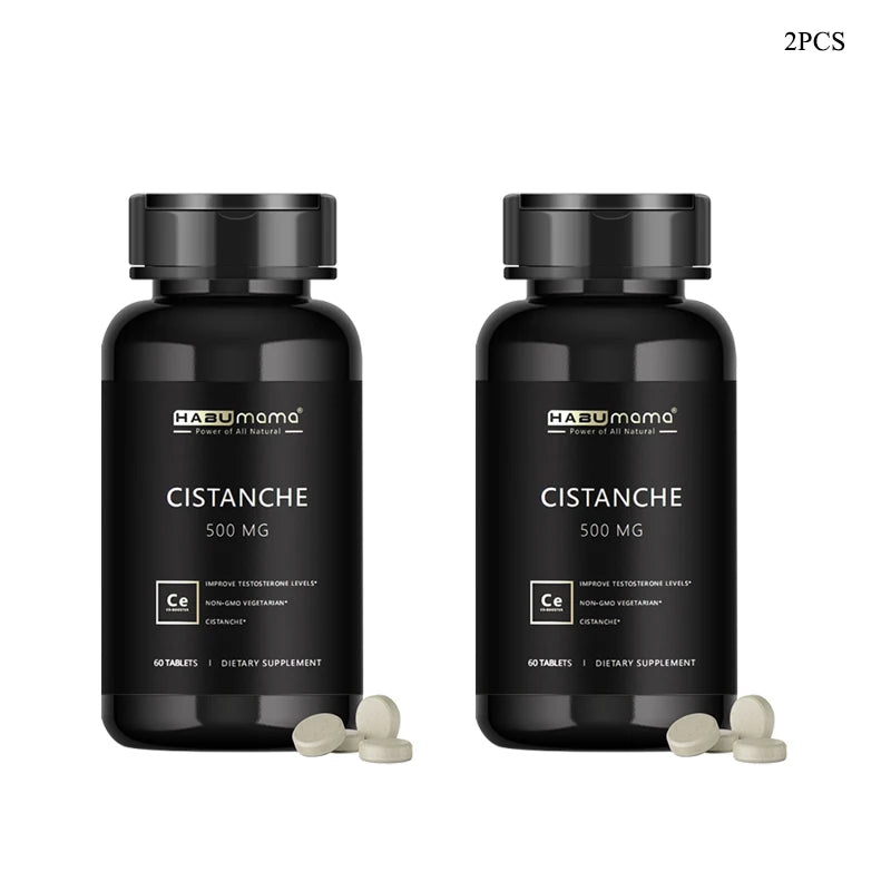 HABUMAMA 100% Cistanche Deserticola Supplements Natural Organic Erection Pill Improve Performance and Libido Increase Size