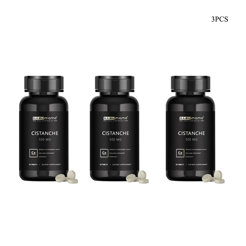 HABUMAMA 100% Cistanche Deserticola Supplements Natural Organic Erection Pill Improve Performance and Libido Increase Size
